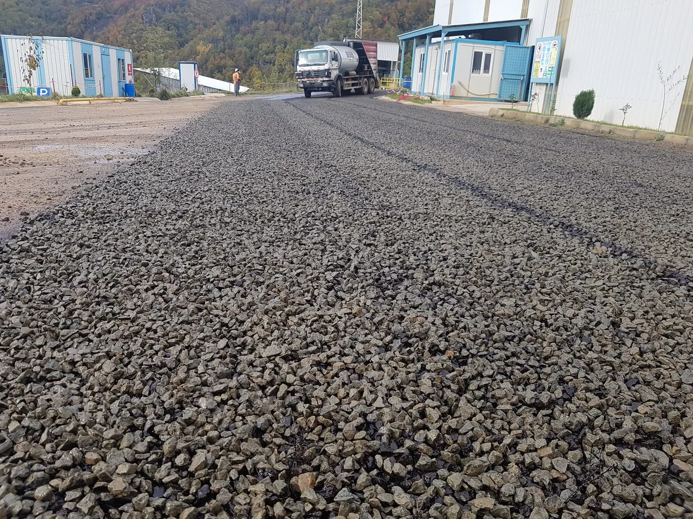 KASE High-Performance Cationic Asphalt Emulsifier — Application Photo